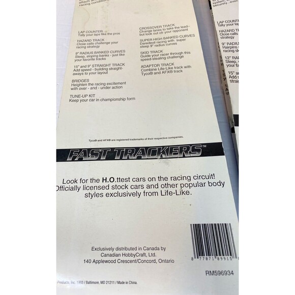 Life-Like 9930, 9934 HO Slot Car Track 9” Straight And 15” Lot, New Old Stock - Picture 9 of 10